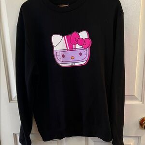 Bioworld Black Sweater with Pink and Purple Graphic